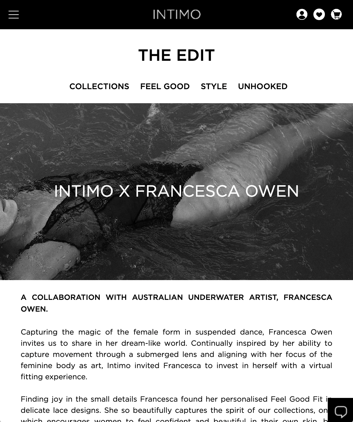 Intimo x  Francesca Owen Article